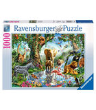 puzzel Avonturen in de jungle - 1000 stukjes image number 2