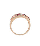 Ring 'Amore' roze goud en edelstenen image number 2