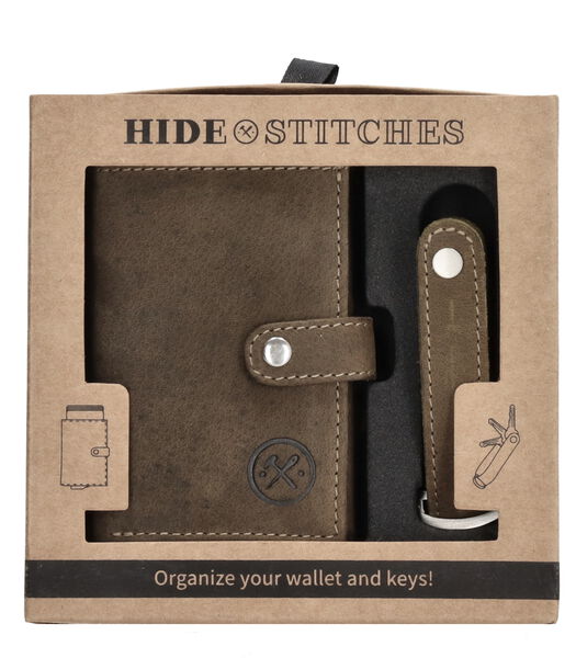 Idaho - Safety wallet - Olijf groen