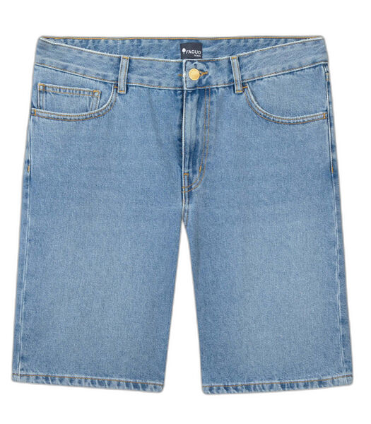 Short jean coton