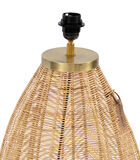 Tafellamp woonkamer, Lampenvoet Rotan ovaal - Canggu Table - Bruin image number 1
