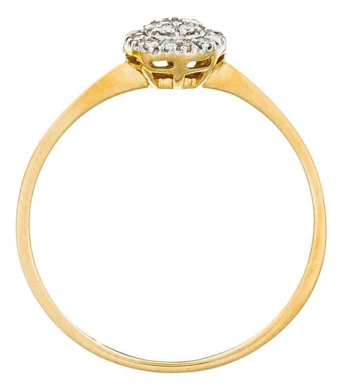 Ring 'Mon rayon de soleil' geelgoud en diamanten image number 4