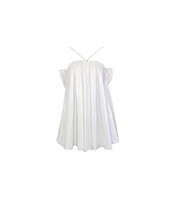 Blanc Polyester Robe image number 0