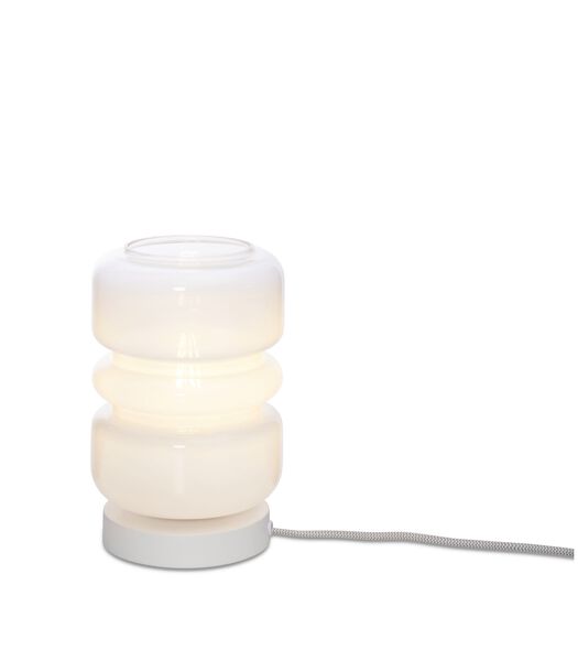 Lampe de Table Verona - Blanc - 15x15x23cm
