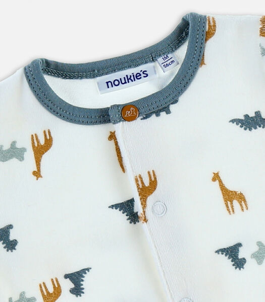 Pyjama imprimés dinosaures en velours,