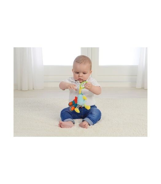 Toys baby speelgoed Classic pauw Pierre - 19 cm - kraamcadeau meisje / jongen - 0 jaar / 6 maanden