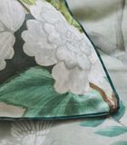 Taie d'oreiller imprimée en satin de coton, Fleur Orientale image number 3
