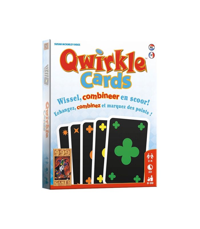 999 Games Qwirkle Cards - Kaartspel - 8+ image number 0