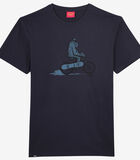 T-shirt met korte mouwen en print P2TIYETI image number 4