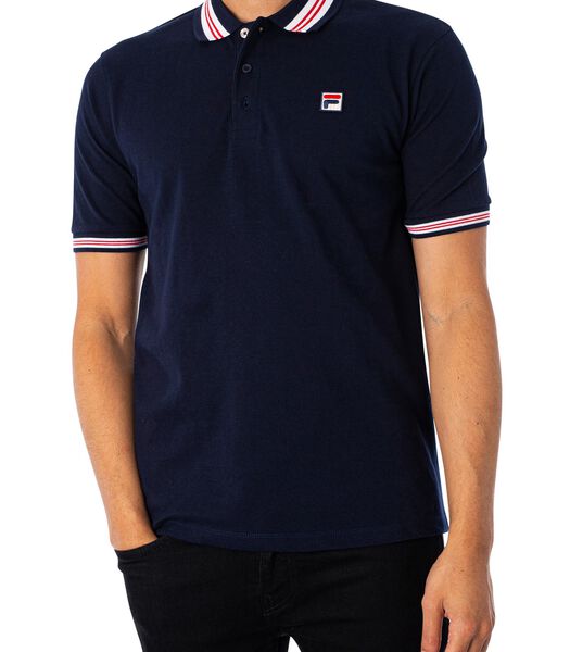 Faraz getipt rib poloshirt