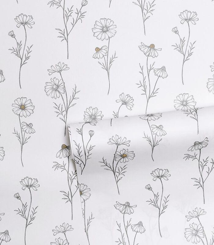 CHAMOMILLE - Papier peint fleurs de camomille image number 2