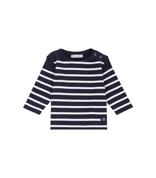 T-shirt marinière bébé amiral
