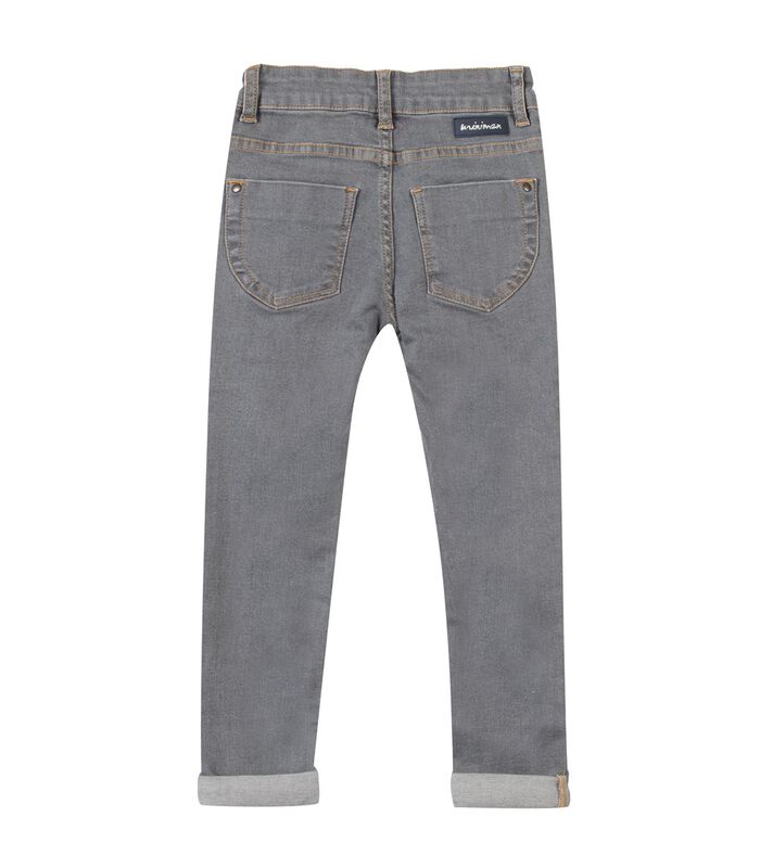Slim fit-jeans met geborduurd ankerembleem image number 1