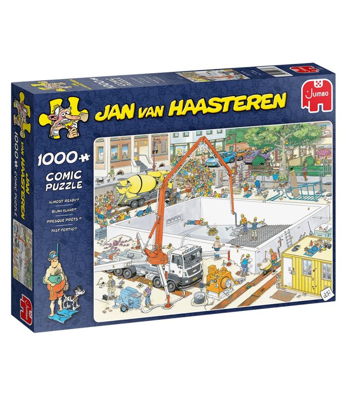 Puzzle  Jan van Haasteren Presque prêt - 1000 pièces image number 0