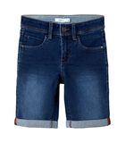 Slim jeansjeanshort voor jongens Sofustax image number 0