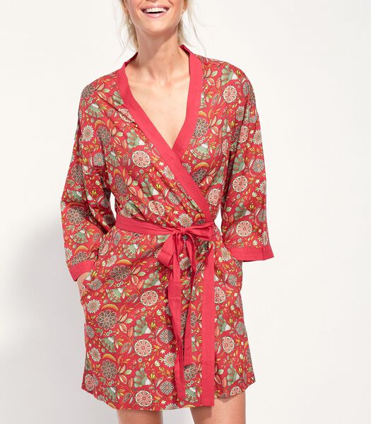 Ecovero vloeibare kimono MARIGOLD