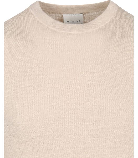 Profuomo Pull Beige Coupe Moderne
