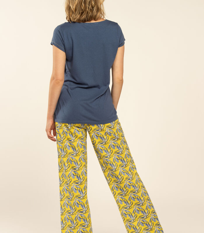 Pyjama korte mouwen lange broek FRIDA image number 3