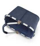 Carrybag - Panier d'achat - Herringbone Bleu Foncé image number 3