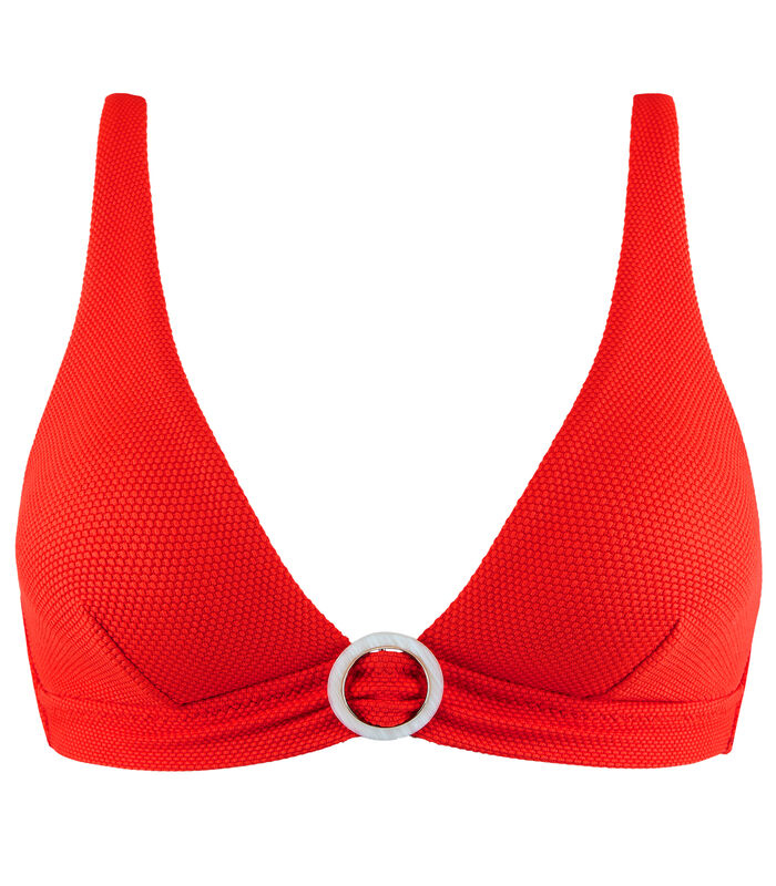 Haut de maillot de bain triangle coques amovibles SUMMER FIZZ Orange image number 5