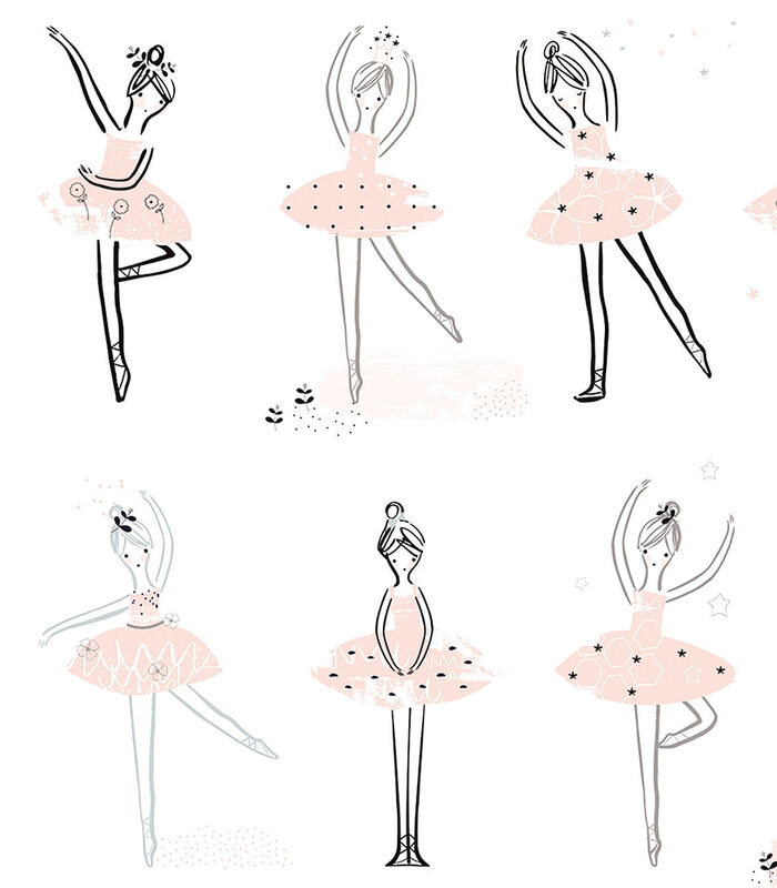 Affiche seule danseuses classiques Ballerina, Lilipinso image number 1