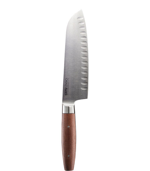 Couteau Santoku alvéolé ENNO, 18 cm, lame cannelée