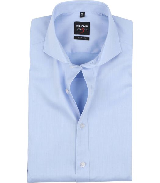 OLYMP Chemise Level 5 Bleu Clair Coupe Body