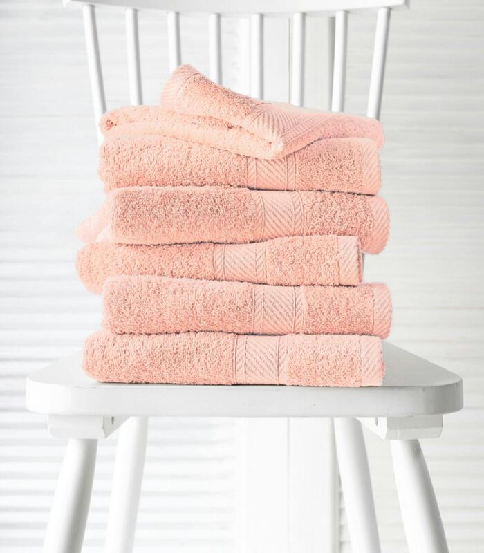 6 serviettes de bains Hélène almond blossom image number 2