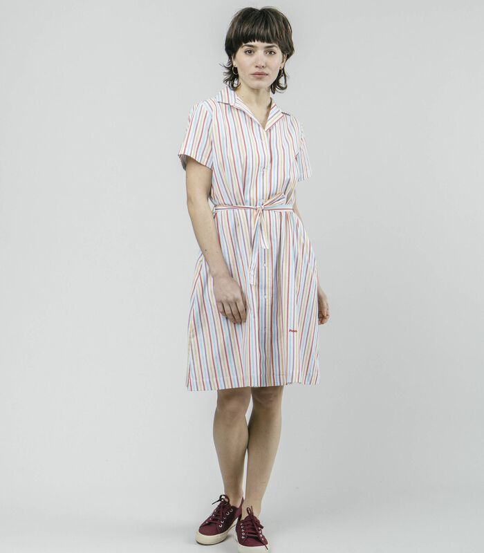 Downtown Stripe Shirt Dress image number 2
