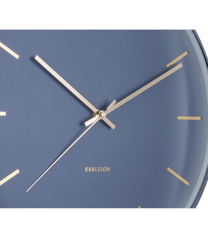 Horloge murale Globe - Bleu foncé - Ø40cm image number 2