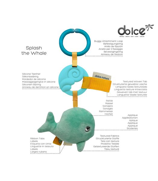 Toys speelgoed Ocean activiteitenhanger - Walvis Splash