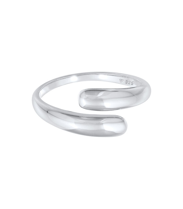 Ring Dames Wikkel Ring Delicate Basic Trend Blogger In 925 Sterling Zilver Verguld image number 1
