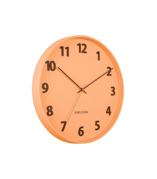 Horloge murale Summertime - Orange - Ø40cm