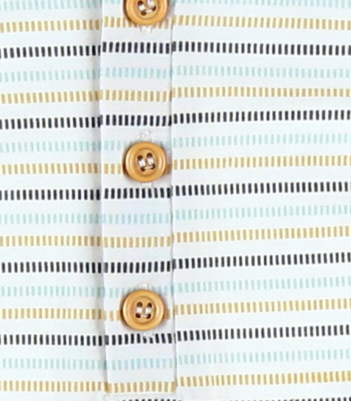 Pyjama combishort rayé en coton BIO, tricolore image number 4