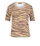 Basic shirt met animal print image number 2