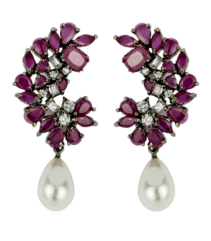 Boucles d'oreilles 'Frosty Pearl' image number 2