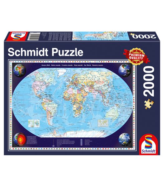 puzzel Onze wereld - 2000 stukjes - 12+
