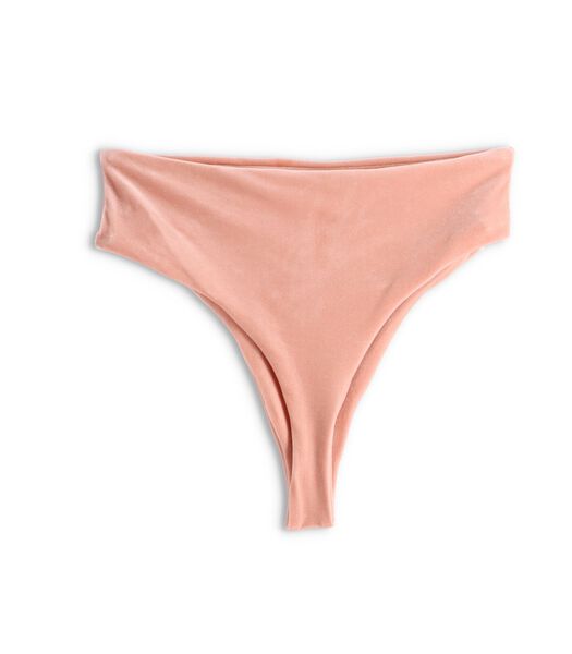 The Pentagon Velvet Pale Pink Bas de Bikini