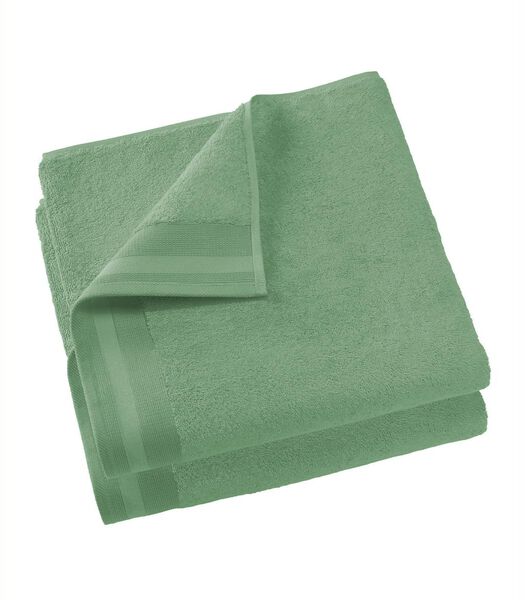 2 serviette de bains Contessa sea green