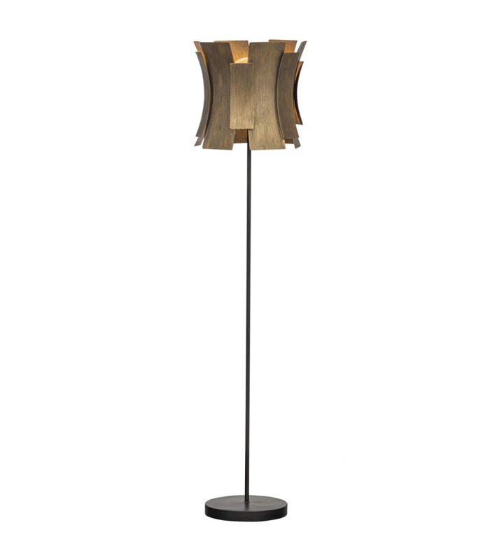 Course Staande Lamp - Metaal - Antique Brass - 144x35x35 image number 2