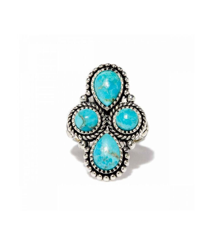 Bague "Awa Turquoise" Argent 925 image number 0