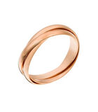 Ring "Saturna" Roze Goud image number 0