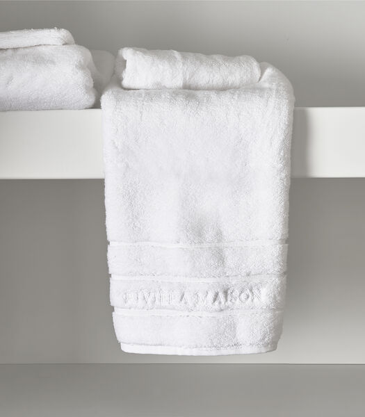 Serviettes de bain  50x100 - Serviette de bain RM Hôtel - Blanc - 1 pièce