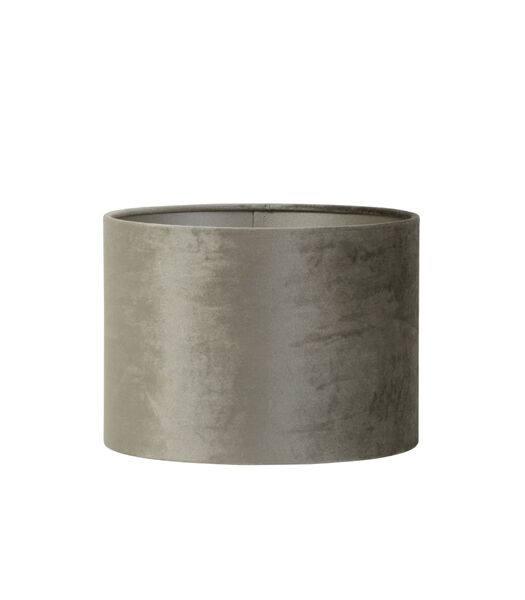 Abat-jour cylindrique Zinc - Taupe - Ø30x21cm