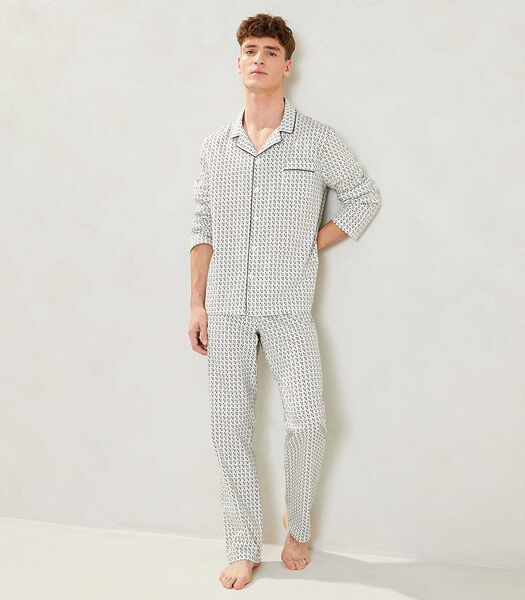 Pyjama en satin de coton, Nino