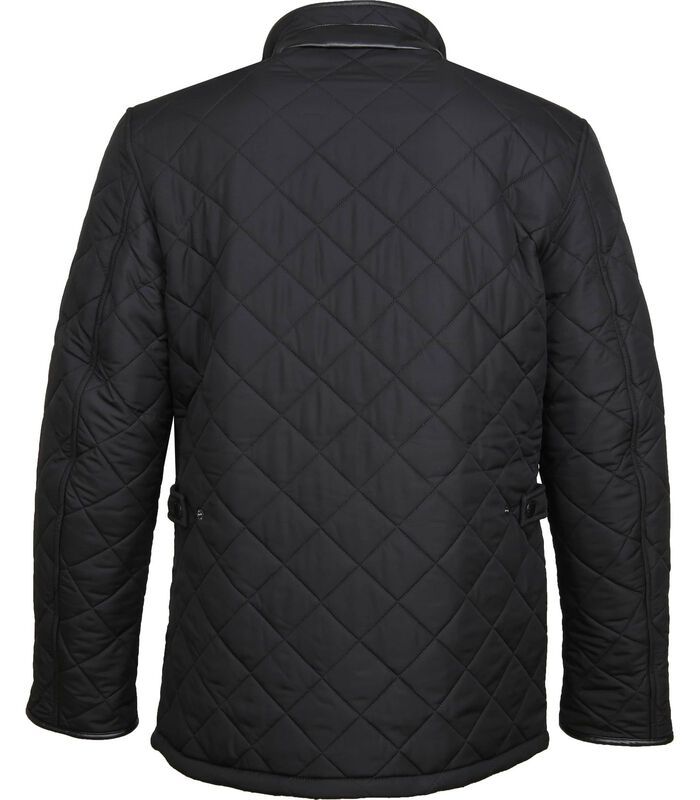 Barbour Quilted Jas Powell Zwart image number 3