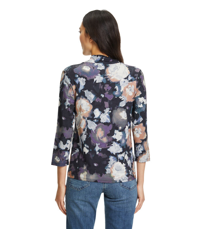 T-shirt façon blouse à imprimé à fleurs image number 1