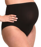 Seamless zwangerschaps Slip met shapewear effect Zwart image number 0
