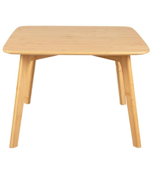 Table d'appoint en bambou - Marron - 50x50x35 cm