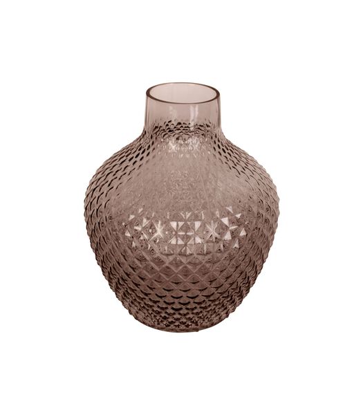 Vase Delight - Marron chocolat - Ø18x20cm